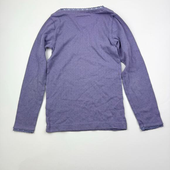 Boden Purple Pointelle Shirt - Picture 5 of 5